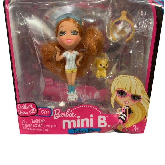 Rare Mattel Barbie Mini B. Fashion Ring Doll NEW - Picture 2 of 8